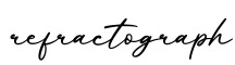 单词refractograph书写