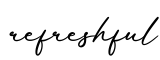 单词refreshful书写