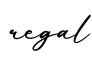 单词regal书写
