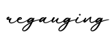 单词regauging书写