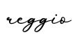 单词reggio书写