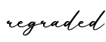 单词regraded书写