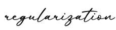 单词regularization书写