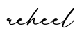 单词reheel书写