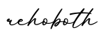 单词rehoboth书写