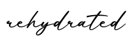 单词rehydrated书写