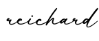 单词reichard书写