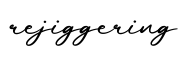 单词rejiggering书写