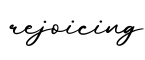 单词rejoicing书写