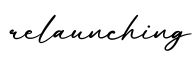 单词relaunching书写