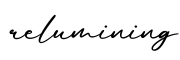 单词relumining书写