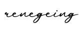 单词renegeing书写