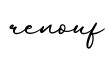 单词renouf书写