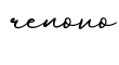单词renovo书写
