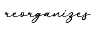 单词reorganizes书写