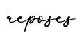 单词reposes书写
