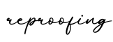 单词reproofing书写