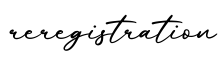 单词reregistration书写
