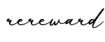 单词rereward书写
