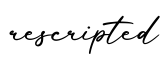 单词rescripted书写