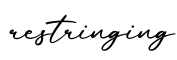 单词restringing书写