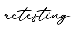 单词retesting书写