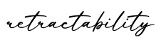 单词retractability书写