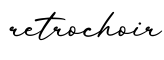 单词retrochoir书写