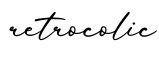 单词retrocolic书写