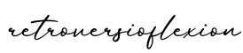 单词retroversioflexion书写