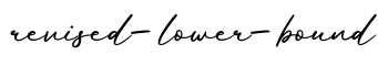 单词revised-lower-bound书写