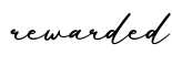单词rewarded书写