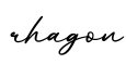 单词rhagon书写