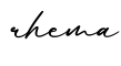 单词rhema书写