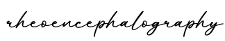单词rheoencephalography书写