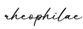 单词rheophilae书写
