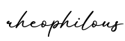 单词rheophilous书写