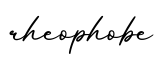单词rheophobe书写
