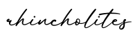 单词rhincholites书写