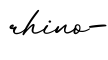 单词rhino-书写