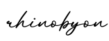 单词rhinobyon书写