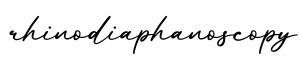 单词rhinodiaphanoscopy书写
