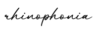 单词rhinophonia书写