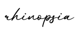 单词rhinopsia书写