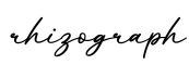 单词rhizograph书写