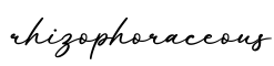 单词rhizophoraceous书写