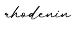 单词rhodenin书写