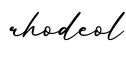 单词rhodeol书写