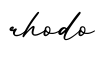 单词rhodo书写