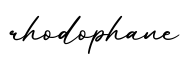 单词rhodophane书写